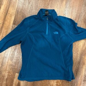 The North Face Women's Blue Quarter-Zip Fleece